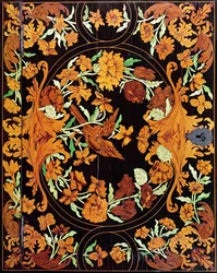 Marketerie-Box, englisch, ca. 1670 (Detail)